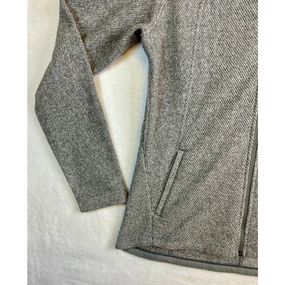 Athleta Stroll Fleece Full Zip Jacket Women's Size Medium Gray Hike Outdoor Walk - Picture 6 of 10